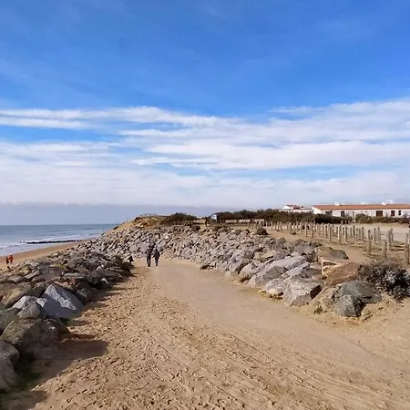 Bord De Mer, 6 Places, à 250 M, Dune, Parking Gratuit, Rez De Chaussée Surélevé